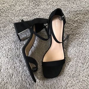 bershka clear heels